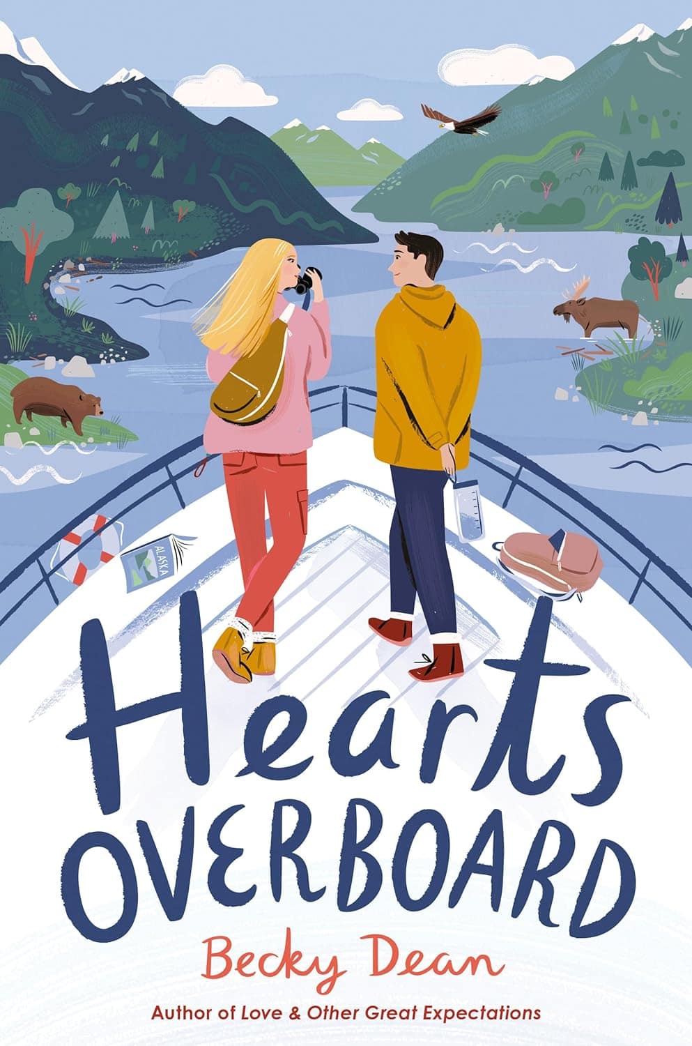 Cover of Becky Dean 's YA romance Hearts Overboard